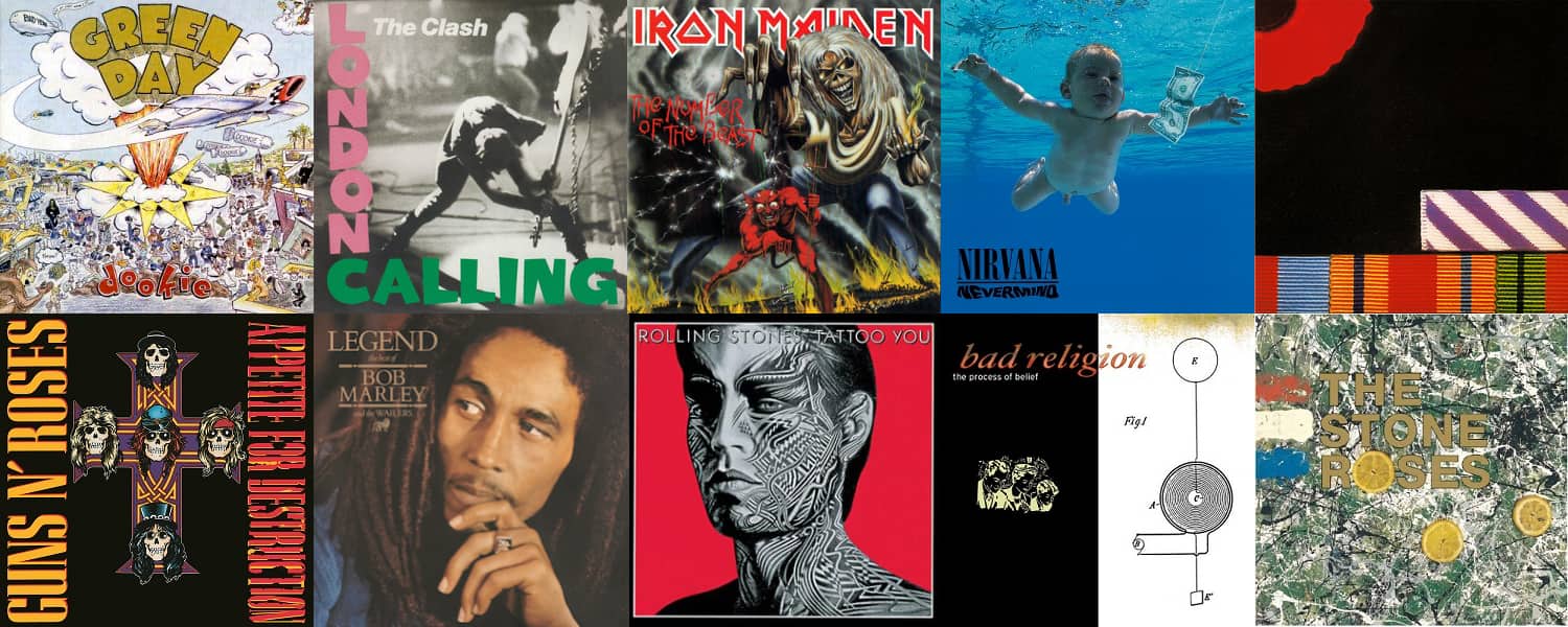 Covers of best 10 albums